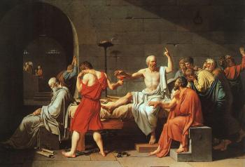 Jacques-Louis David : The Death of Socrates